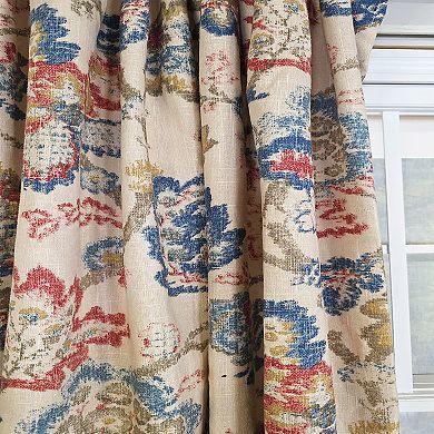 Silvia 100% Cotton Rod Pocket Window Curtain set of 2 Panels