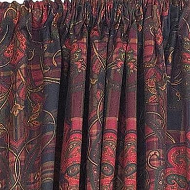 Espadas 100% Cotton Rod Pocket Window Curtain set of 2 Panels