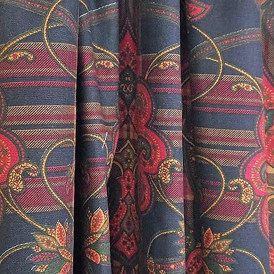 Espadas 100% Cotton Rod Pocket Window Curtain set of 2 Panels