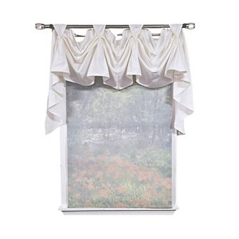 Soft Duck 3-S Victory 100% Cotton Tab Top Swag Window Curtain