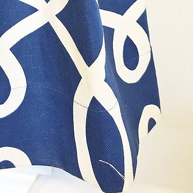 Oblique 100% Cotton Rod Pocket Window Curtain set of 2 Panels