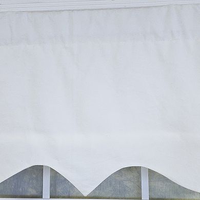 Soft Duck Regal 100% Cotton Rod Pocket Lined Window Valance