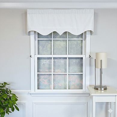 Soft Duck Regal 100% Cotton Rod Pocket Lined Window Valance