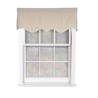 Soft Duck Regal 100% Cotton Rod Pocket Lined Window Valance