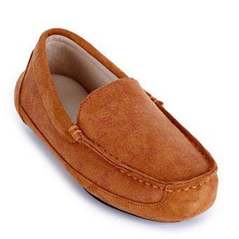 Men's isotoner Indoor/Outdoor Microsuede Driving Moccasin Slippers with Memory Foam