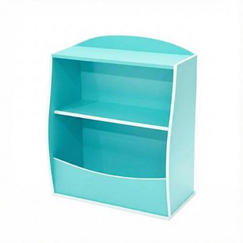 Kids Bookshelf and Toy Organizer for Kids Rooms Children Bookcase Book Display Shelf