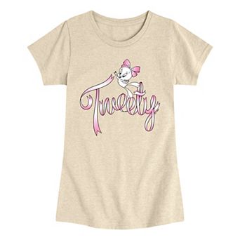 Girls 7-16 Looney Tunes Tweety Coquette Graphic Tee