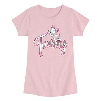 Girls 7-16 Looney Tunes Tweety Coquette Graphic Tee