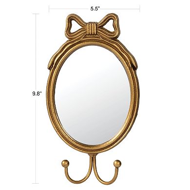 Belle Maison Mirrored Bow Wall Hook