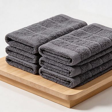 4-Pack Super-Fine Cotton Quick-Dry Lightweight Soft Bath Towels