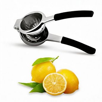 Stainless Steel Lemon & Lime Press Heavy-Duty Manual Citrus Juicer