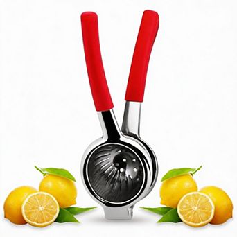 Stainless Steel Lemon & Lime Press Heavy-Duty Manual Citrus Juicer