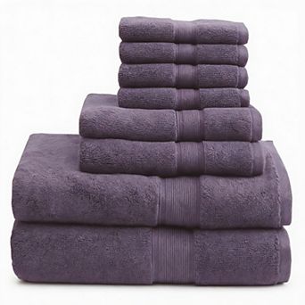 800GSM Natural Multi-Sizes Cotton Towel Set 8 pc Spa Absorbent Fresh