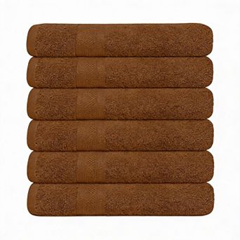 6-Pack Quick-Dry Cotton Bath Towels Soft Breathable Multi-Use