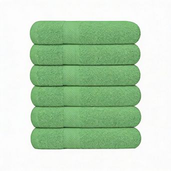 6-Pack Quick-Dry Cotton Bath Towels Soft Breathable Multi-Use
