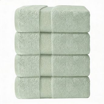 700 GSM Cotton Bath Towels Set of 4 Hotel Spa Soft Absorbent