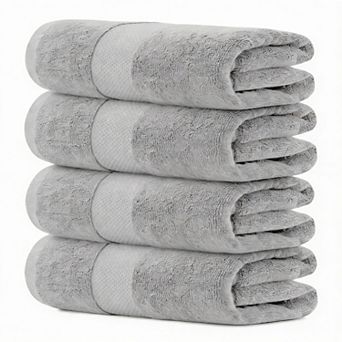 700 GSM Cotton Bath Towels Set of 4 Hotel Spa Soft Absorbent
