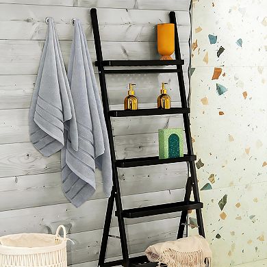 4-Pack 600gsm Ring-Spun Cotton Quick-Dry Bath Towels