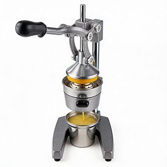 Manual Cast Iron Juicer with Lever & Steel Cup
