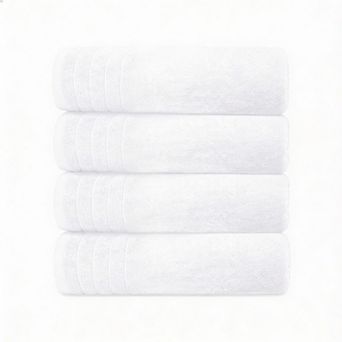 4-Pack Super Fine Cotton Quick-Dry Lightweight Soft Bath Towels