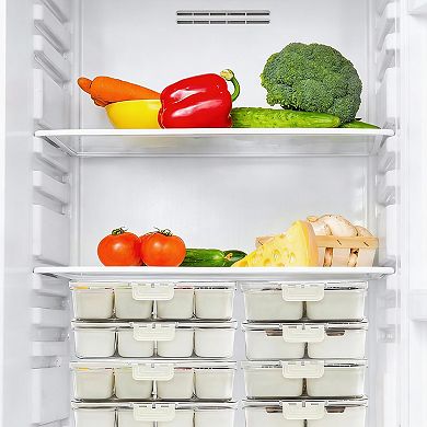 8-Compartment Airtight Snack Tray with Handle for Travel & Parties