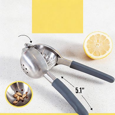 Stainless Steel Lemon Squeezer Max Juice No Seeds