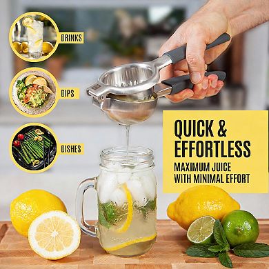Stainless Steel Lemon Squeezer Max Juice No Seeds