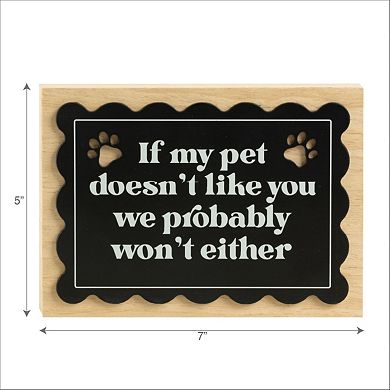 Belle Maison Pet Caption Box Table Decor