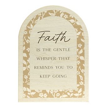 Belle Maison Arched Faith Caption Box Table Decor
