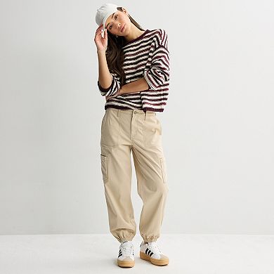 Juniors' SO® Textured Boatneck Sweater