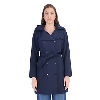 Women's London Fog Belted Rain Jacket