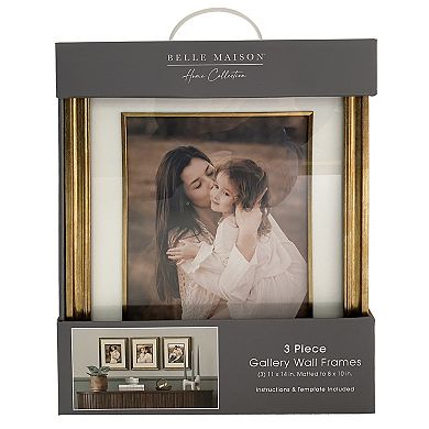 Belle Maison 3-Piece Gallery Wall Frame Set