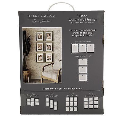 Belle Maison 3-Piece Gallery Wall Frame Set