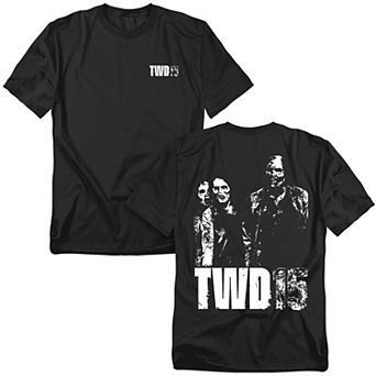 Big & Tall The Walking Dead Mono Zombie Graphic Tee