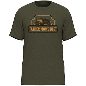 Men's Father Mows Best Graphic Tee