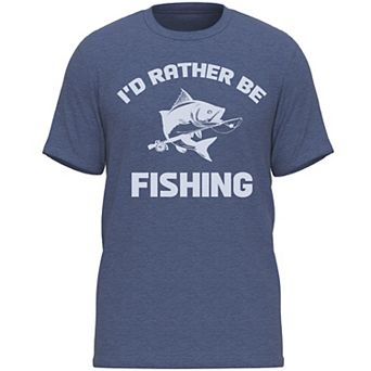 Men's Rather Be Fishing Graphic Tee