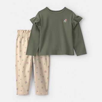 Toddler Girl Carter's 2 pc Fleece Sweatshirt & Pant Set