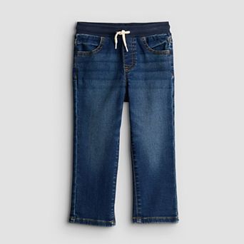 Baby & Toddler Boy Jumping Beans® Rib Waist Knit Denim Jeans