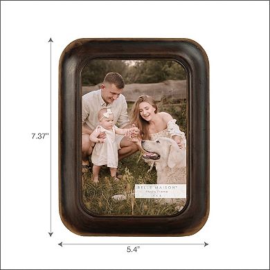 Belle Maison Round Corner Resin Frame Table Decor