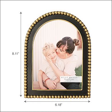 Belle Maison Beaded Arch Resin 5" x 7" Picture Frame