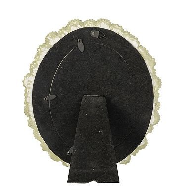 Belle Maison Floral Oval Resin 5" x 7" Photo Frame
