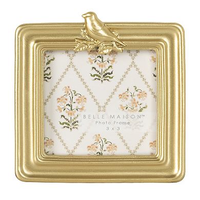 Belle Maison 5" x 7" Resin Bird Frame Table Decor