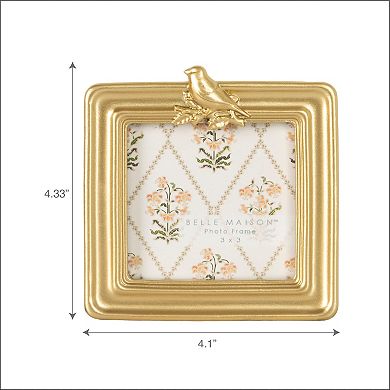 Belle Maison 5" x 7" Resin Bird Frame Table Decor