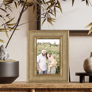 Belle Maison Faux Leather Picture Frame