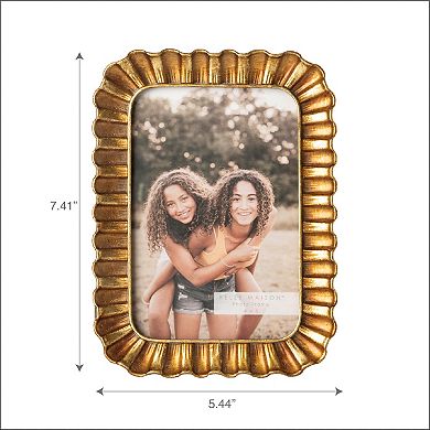 Belle Maison 4" x 6" Embossed Resin Frame Table Decor