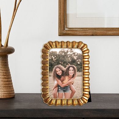 Belle Maison 4" x 6" Embossed Resin Frame Table Decor