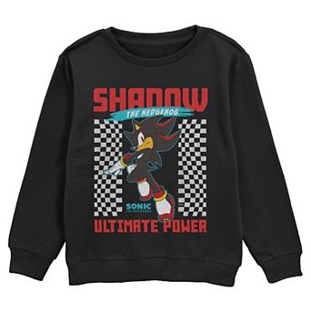 Boys 6-20 Shadow The Hedgehog Ultimate Power Crew Fleece Sweatshirt