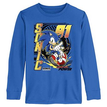 Boys 6-20 Sonic the Hedgehog Speed & Power Long Sleeve Graphic Tee