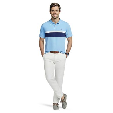 Men's IZOD Color Block Pique Polo