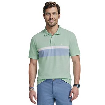 Men's IZOD Color Block Pique Polo